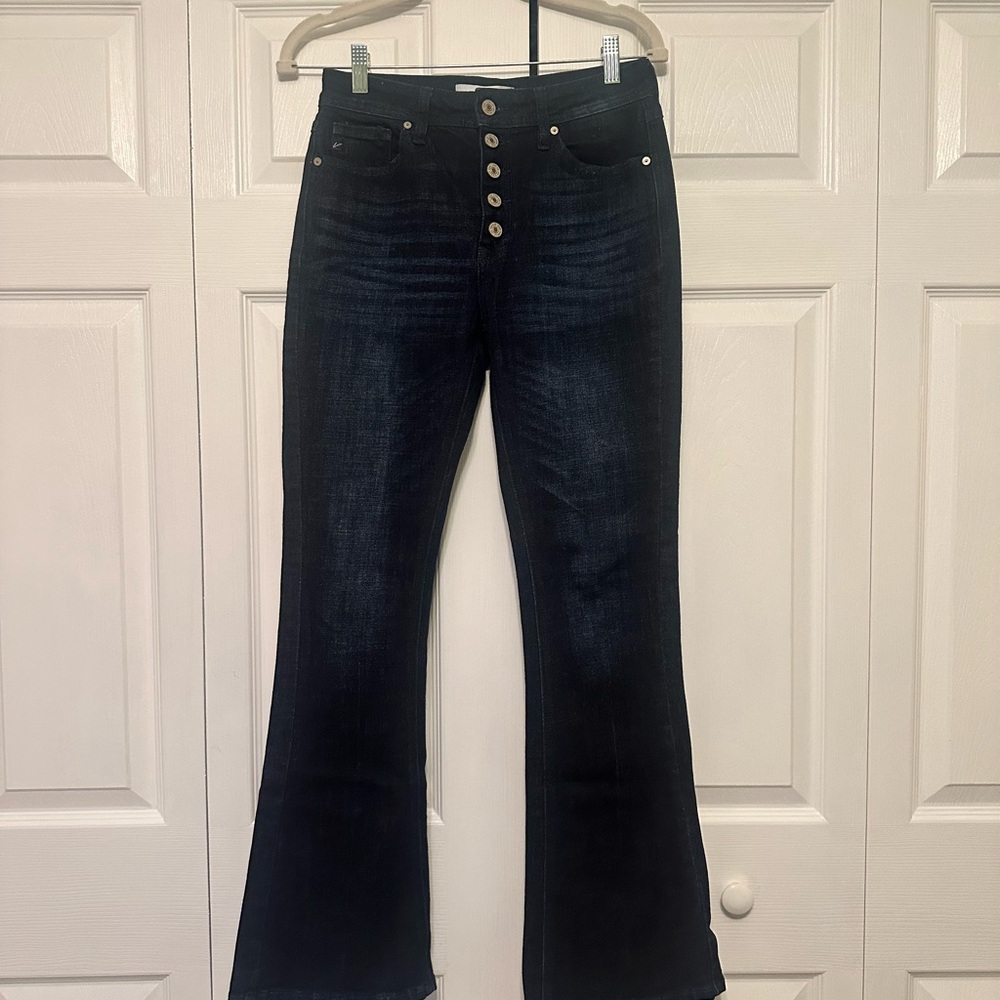 KanCan dark flare Jeans